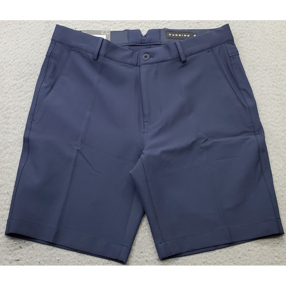 Dunning Golf Shorts Mens 30 Navy Player Fit Woven Performance Stretch D7S23H060